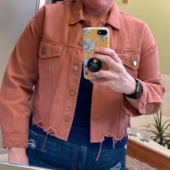 Distressed Jean Jacket - Picture 2 of 7